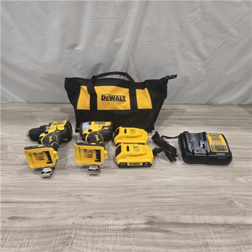 AS-IS Dewalt DCK225D2 20V MAX ATOMIC Compact Cordless Drill Driver and Impact Driver Combo Kit