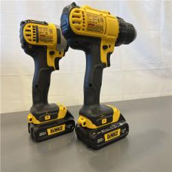 Like New! - DeWALT 20V MAX Cordless Drill Driver/Impact Driver Combo Kit 1.3 Ah Lithium Ion