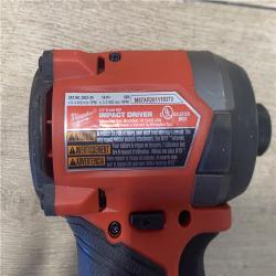AS-IS Milwaukee FUEL 18V Lithium-Ion Brushless Cordless 1/4 in. Hex Impact Driver (Tool-Only)