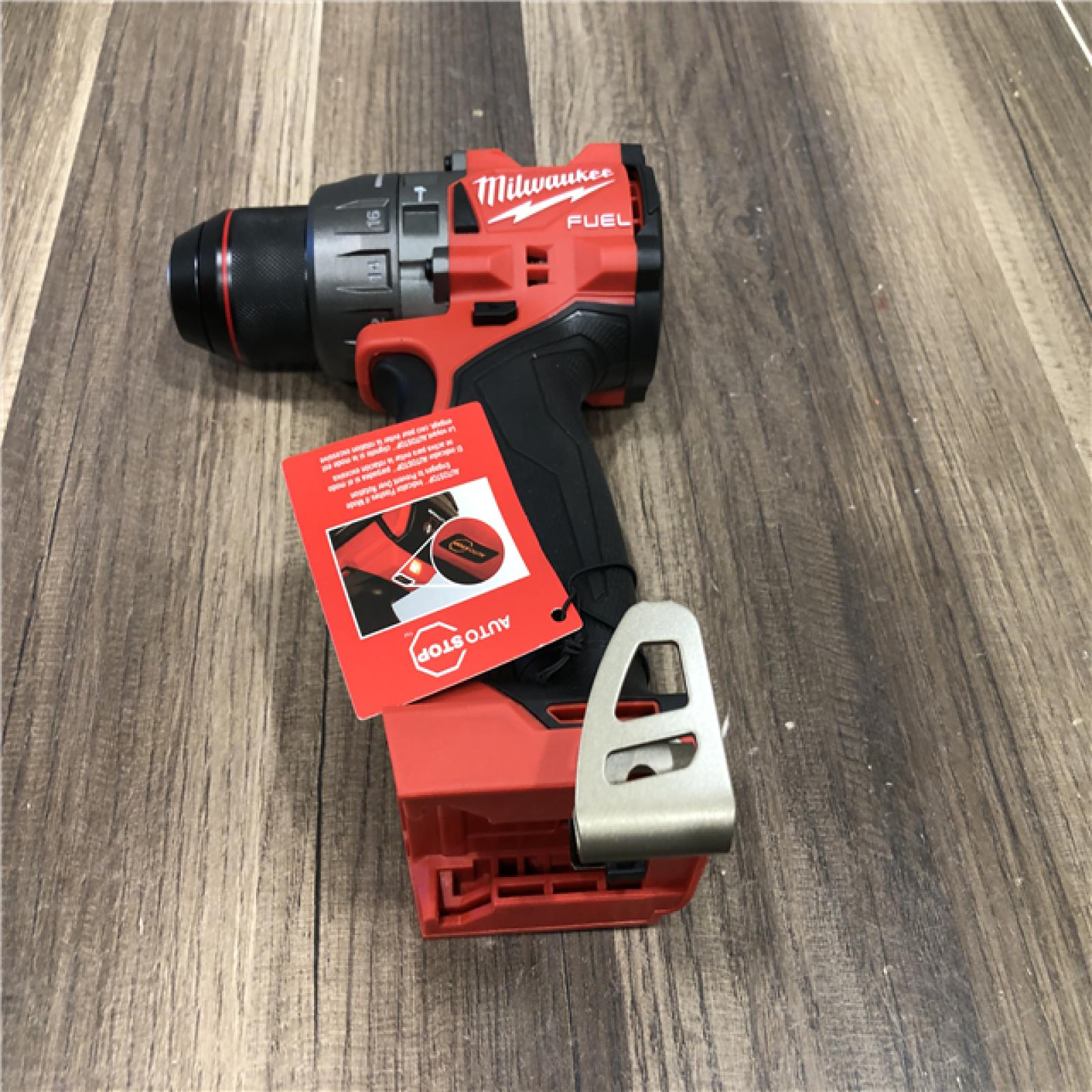 AS-IS Milwaukee  FUEL 18V Lithium-Ion Brushless Cordless 1/2 in. Hammer Drill/Driver (Tool-Only)