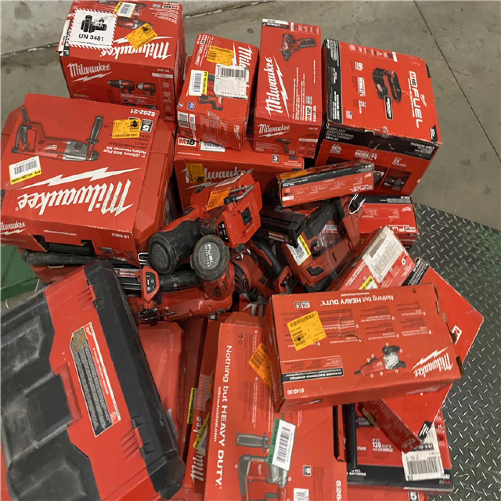 Dallas Location - As-Is MILWAUKEE Tool Pallet