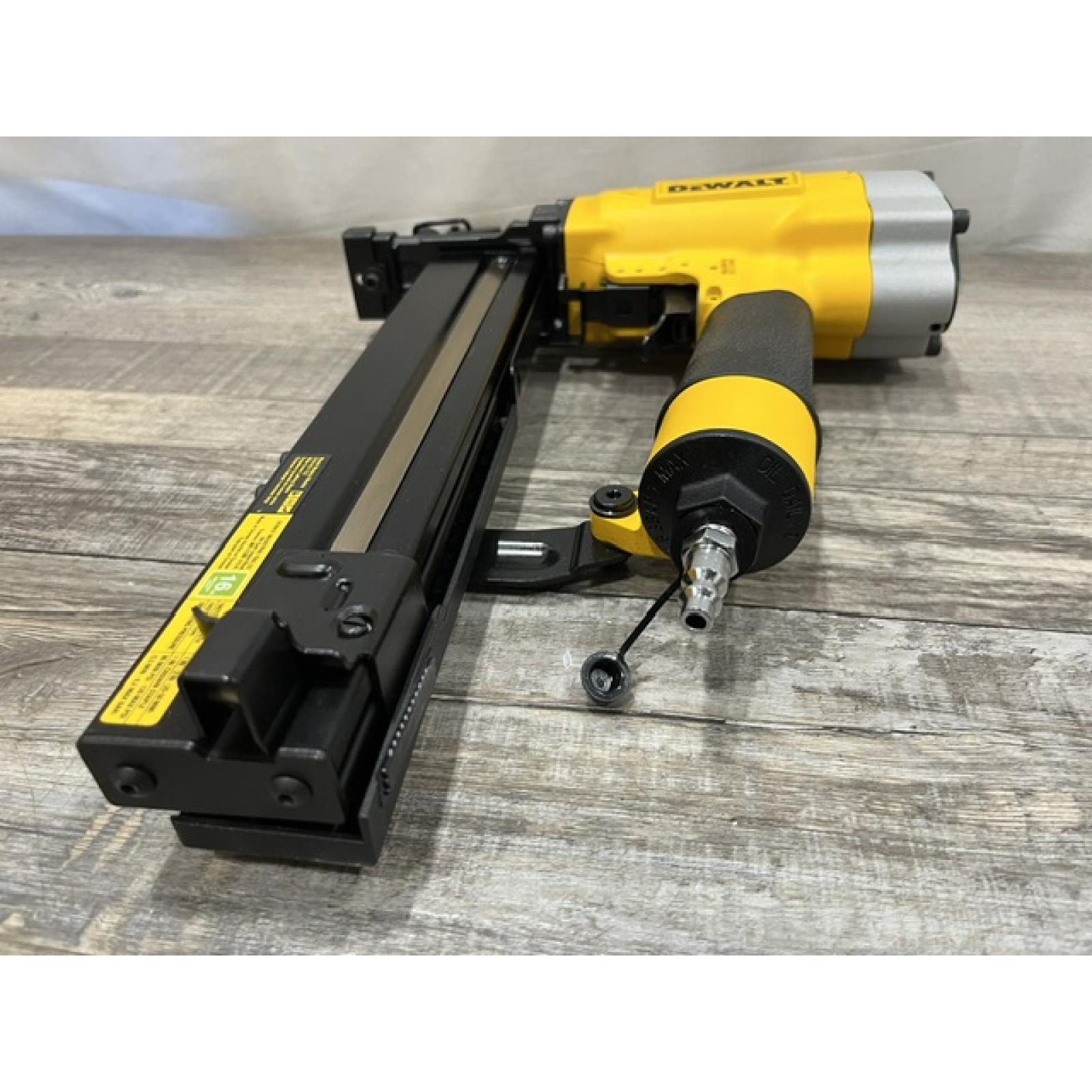 AS-IS DEWALT Corded Pneumatic 16-Gauge 1 in. Crown Lathing Stapler