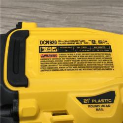 AS-IS DEWALT 20-Volt 21° Cordless Framing Nailer (Tool-Only)