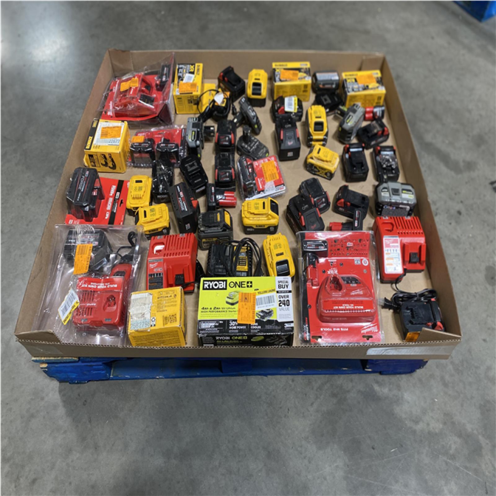 DALLAS LOCATION-AS-IS MIXED BATTERY PALLET