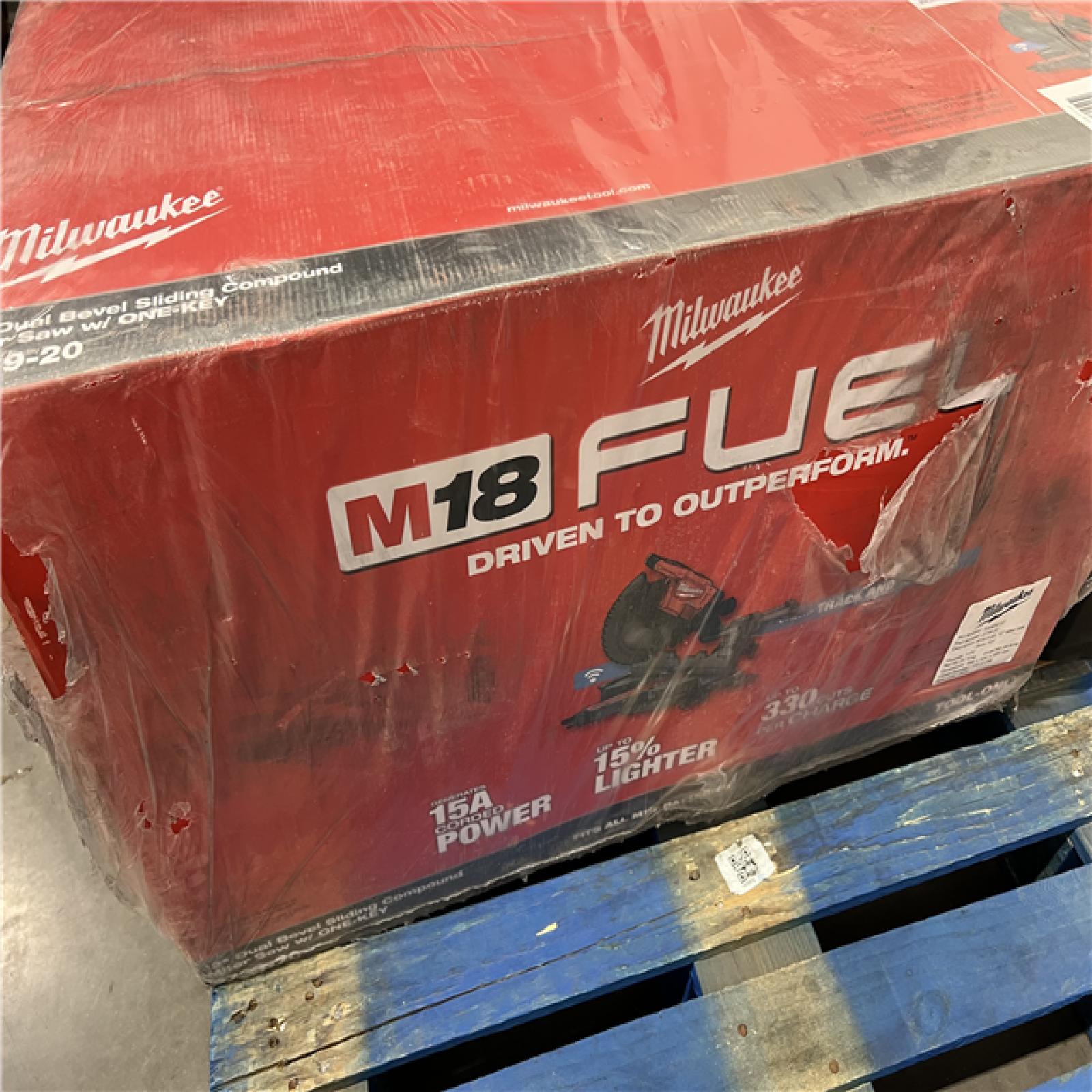 NEW Milwaukee M18 FUEL 18V Lithium-Ion Brushless Cordless 12 in. Dual Bevel Sliding Compound Miter Saw (Tool-Only)