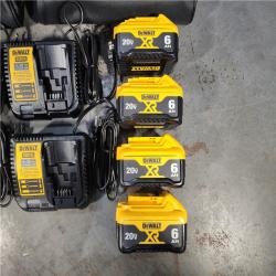 HOUSTON LOCATION - AS-IS (APPEARS LIKE NEW) (4) Dewalt-DCB246CK 20V MAX* Lithium Ion Starter Kit