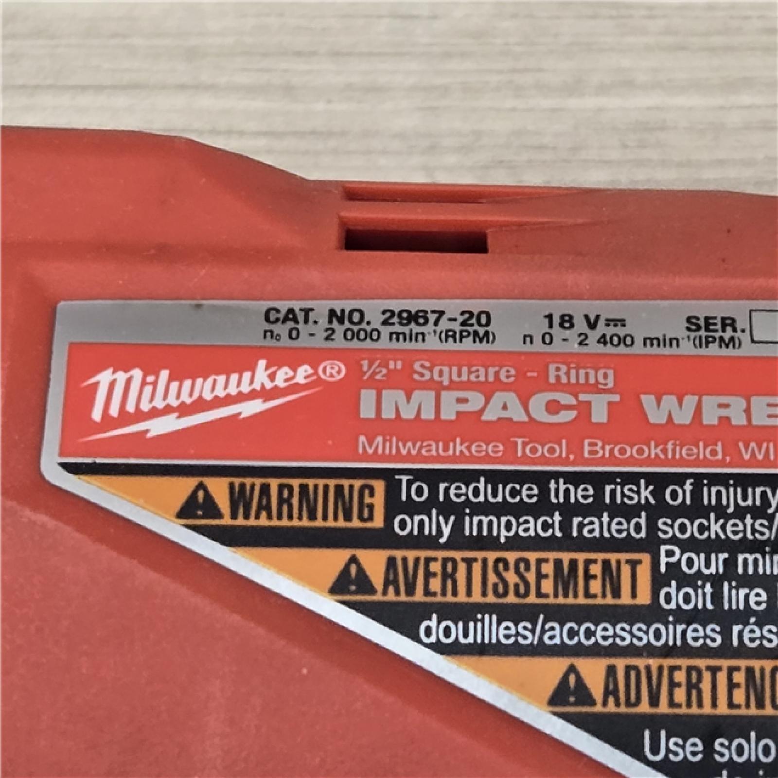 AS-IS Milwaukee M18 FUEL 18V Cordless 1/2 in. Impact Wrench (Tool-Only)