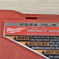 AS-IS Milwaukee M18 FUEL 18V Cordless 1/2 in. Impact Wrench (Tool-Only)