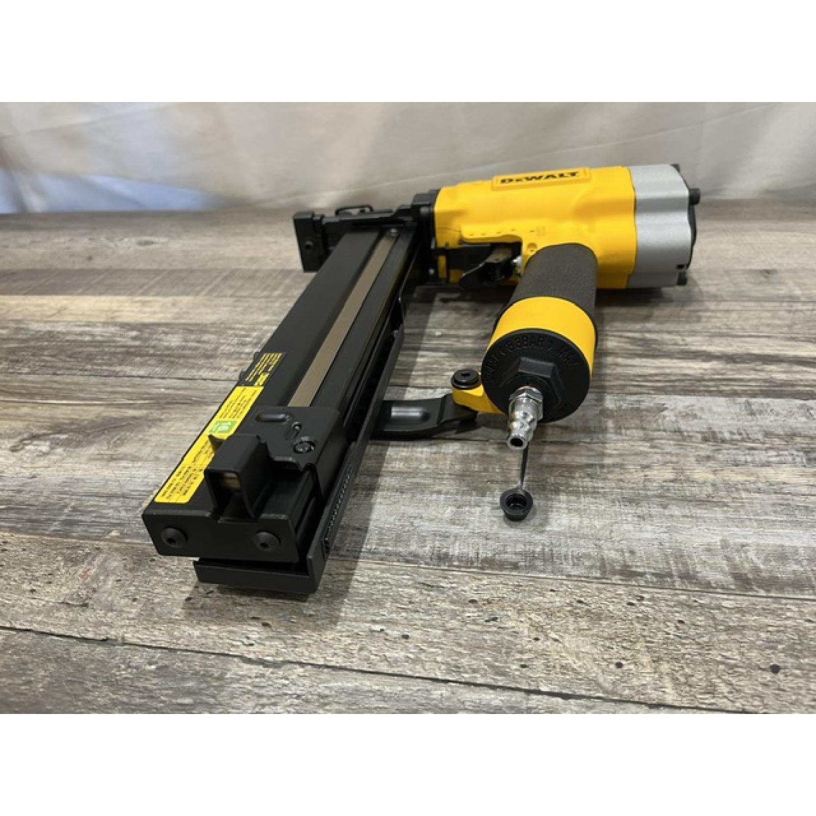 AS-IS DEWALT Corded Pneumatic 16-Gauge 1 in. Crown Lathing Stapler