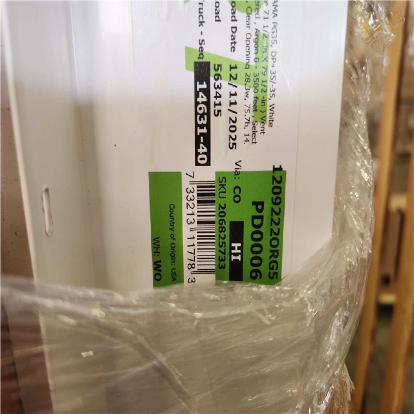 Phoenix NEW JELD-WEN 72 in. x 80 in. V-4500 White Vinyl Left-Hand Full Lite Sliding Patio Door