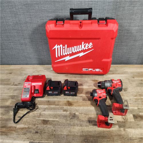 HOUSTON LOCATION - AS-IS M18 FUEL 18V Lithium-Ion Brushless Cordless Hammer Drill and Impact Driver Combo Kit (2-Tool) with 2 Batteries