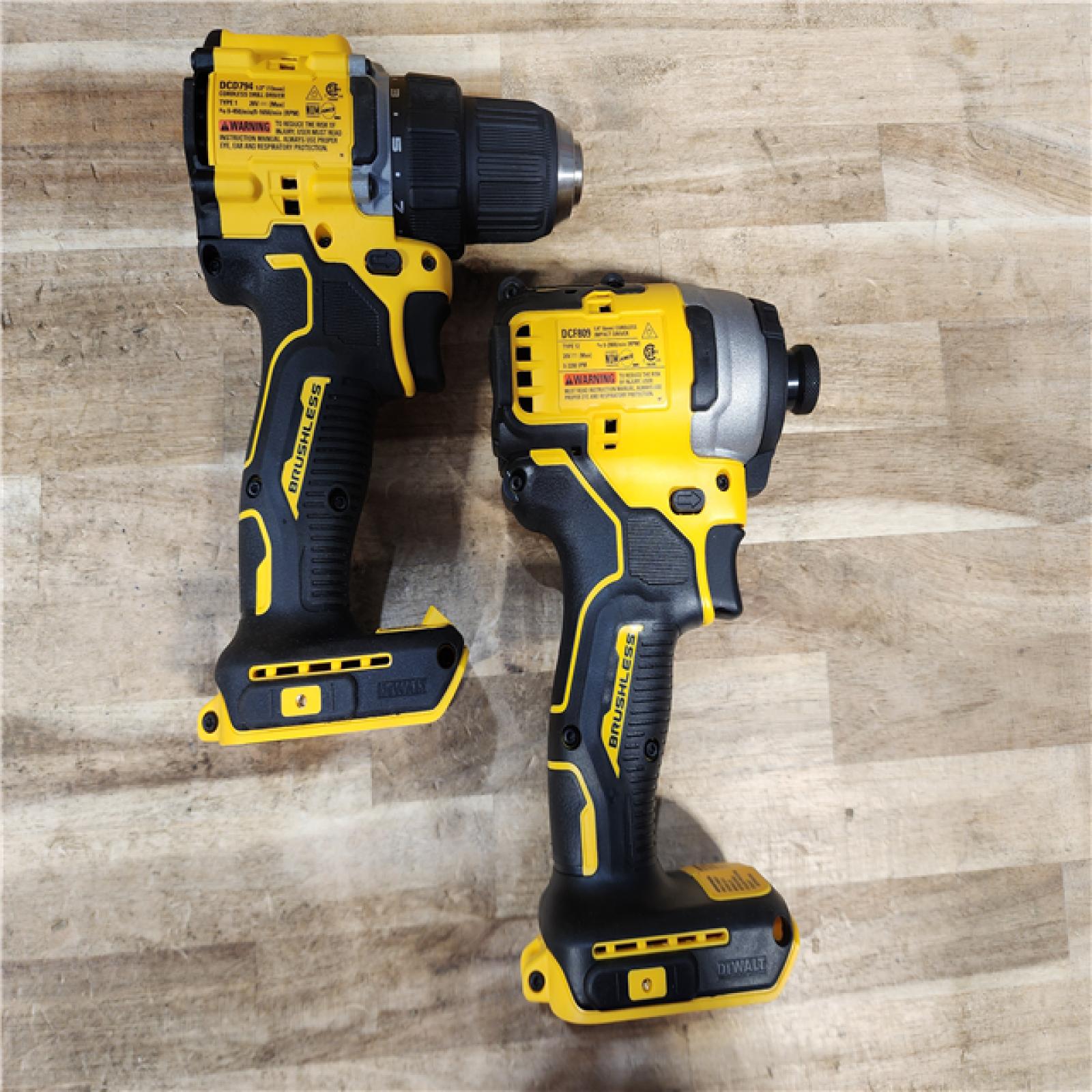 HOUSTON LOCATION - AS-IS DEWALT ATOMIC 20-Volt MAX Lithium-Ion Cordless Combo Kit