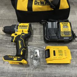 AS-IS DEWALT Atomic 20V Lithium-Ion Cordless Compact 1/2 in. Drill/Driver Kit