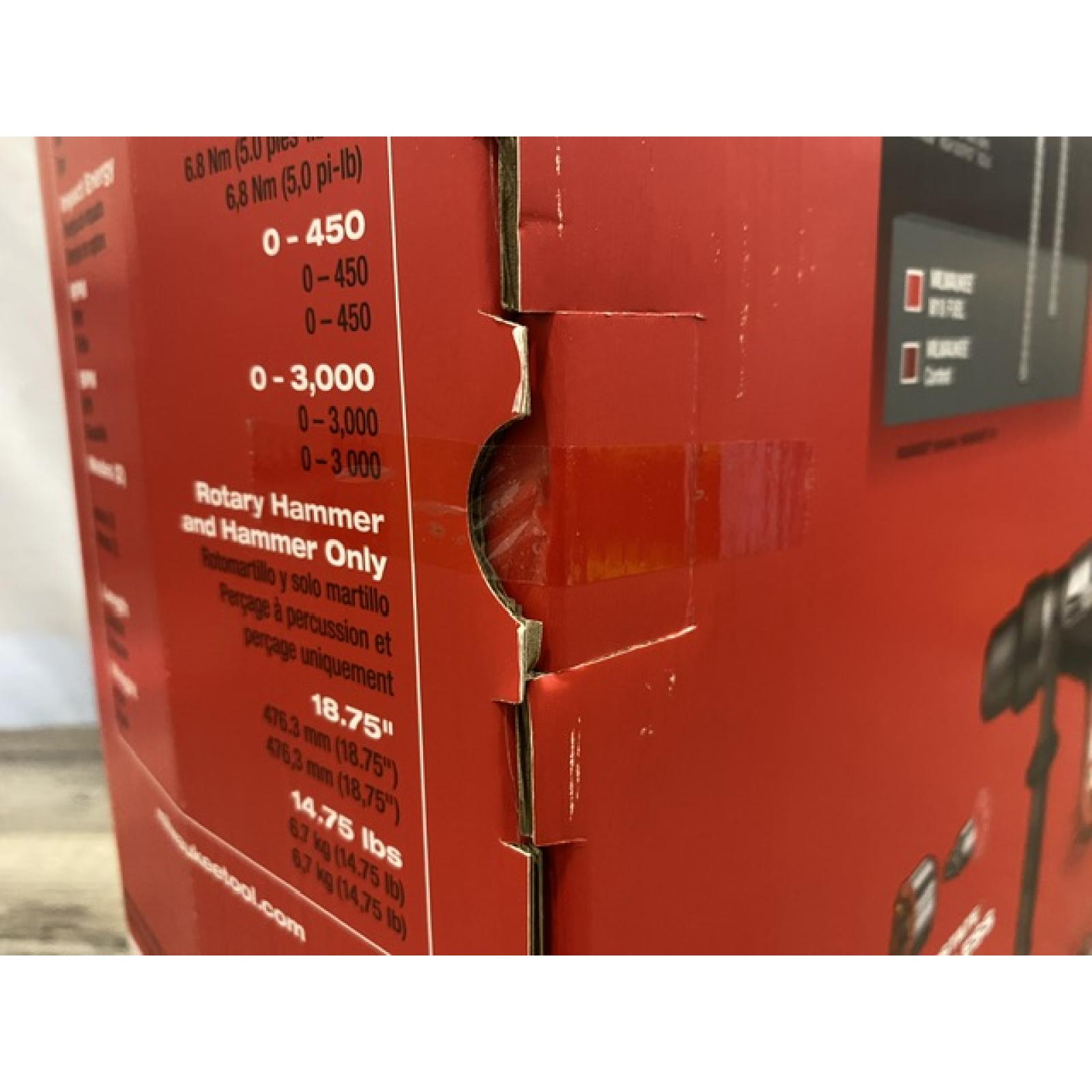 NEW - Milwaukee FUEL 18V Lithium-Ion Brushless Cordless 1-9/16 in. SDS-Max Rotary Hammer Kit