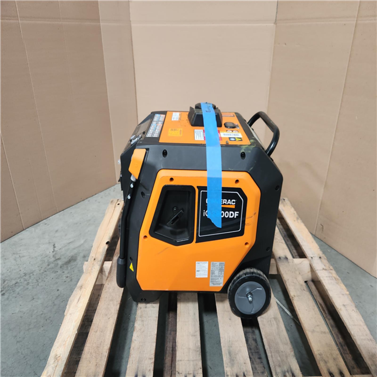 CALIFORNIA AS-IS GENERAC IQ3800DF GAS GENERATOR