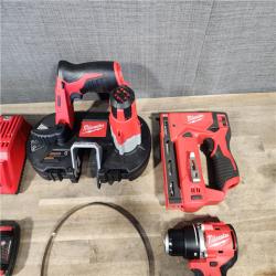 HOUSTON LOCATION - AS-IS MILWAUKEE 3 TOOL COMBO KIT W/ (2) BATTERY & CHARGER