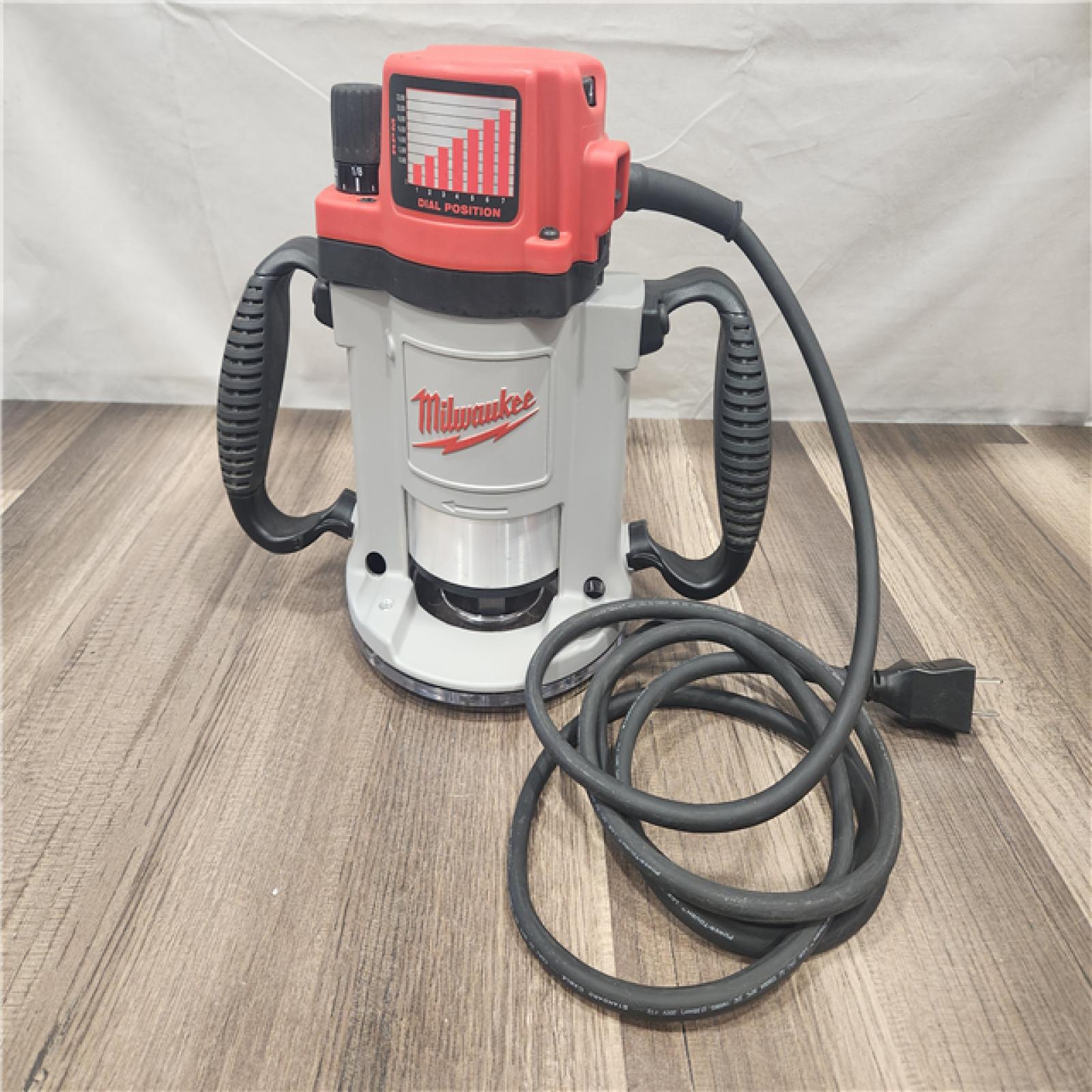 AS-IS- Milwaukee - 3-1/2 HP 15.0A 120V Corded Fixed-Based Router