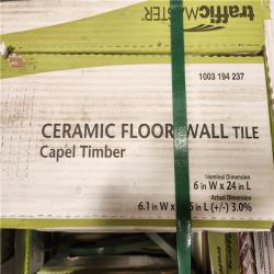 Phoenix Location Capel Timber 6 in. x 24 in. Matte Ceramic Wood Look Floor and Wall Tile (554 sq. ft. 32 Case)