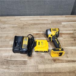 HOUSTON LOCATION - AS - IS DEWALT Atomic 20V Max Lithium-Ion Brushless Cordless Compact 1/4 in. Impact Driver Kit