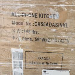 Phoenix NEW Summit Appliance 54 in. Compact Kitchen in Stainless Steel, ADA Compliant (SEALED)