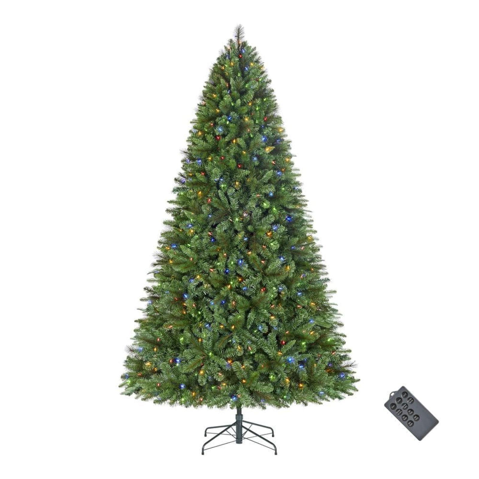 NEW! Home Accents Holiday 9 Ft. Pre-Lit LED Wesley Pine Artificial Christmas Tree