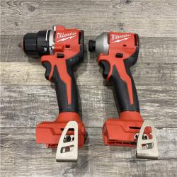 AS-IS Milwaukee 18V Lithium-Ion Brushless Cordless Compact Drill/Impact Combo Kit