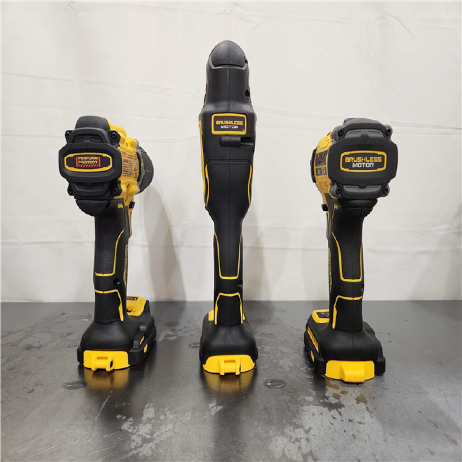 AS-IS- DEWALT 20V MAX Lithium-Ion Cordless 3-Tool Combo Kit