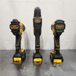 AS-IS- DEWALT 20V MAX Lithium-Ion Cordless 3-Tool Combo Kit