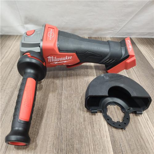 AS-IS- Milwaukee FUEL 18-Volt Lithium-Ion Brushless Cordless 4-1/2 in./5 in. Grinder W/Paddle Switch (Tool-Only)