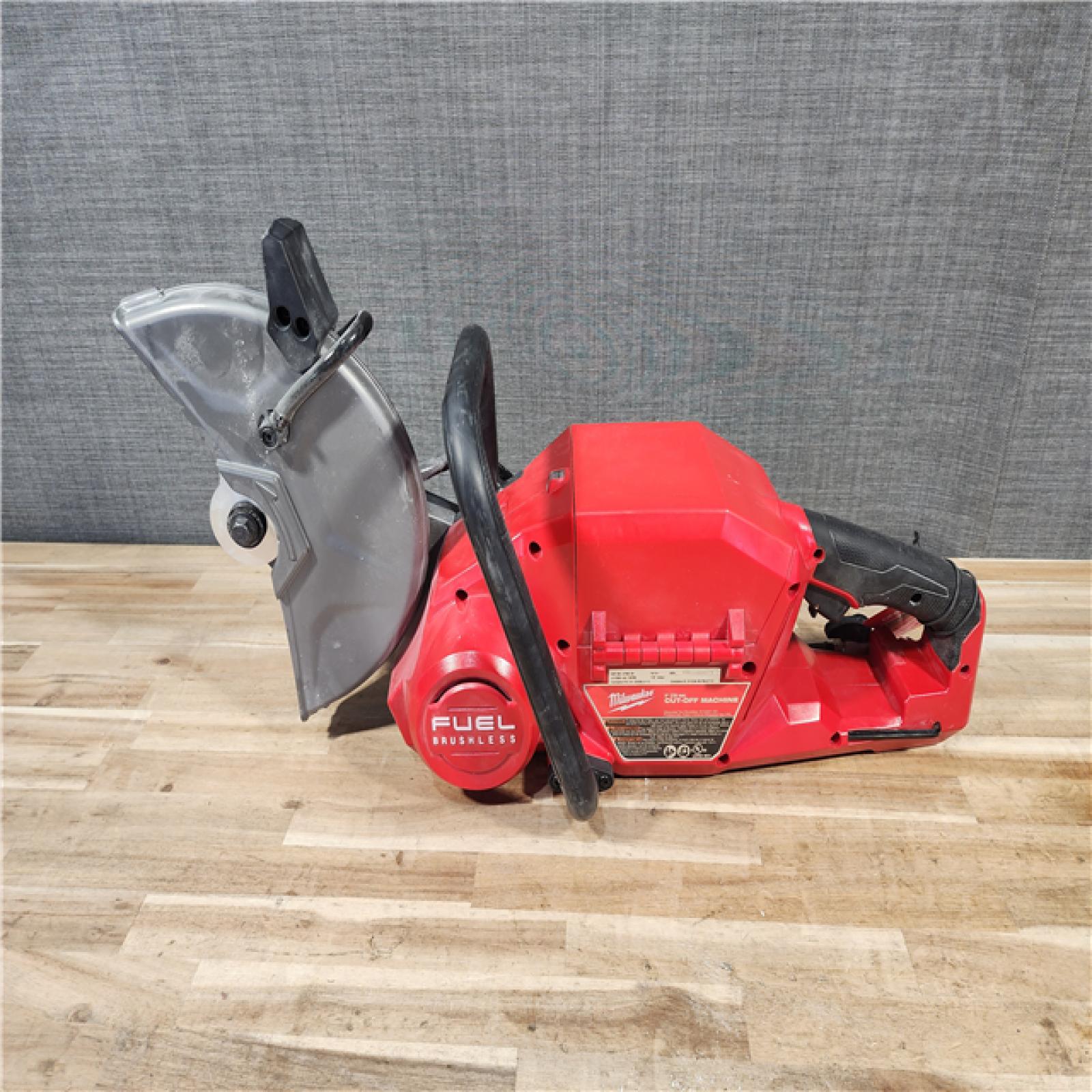 HOUSTON LOCATION - AS-IS Milwaukee FUEL ONE-KEY 18V Lithium-Ion Brushless Cordless 9 in. Cut Off Saw (Tool-Only)