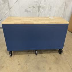 Houston Location - AS-IS home improvement pallet HUSKY 84 IN. 22 DRAWER MOBILE WORK BENCH