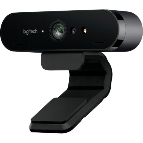 AS-IS  Logitech BRIO 4K Ultra HD Webcam, Black