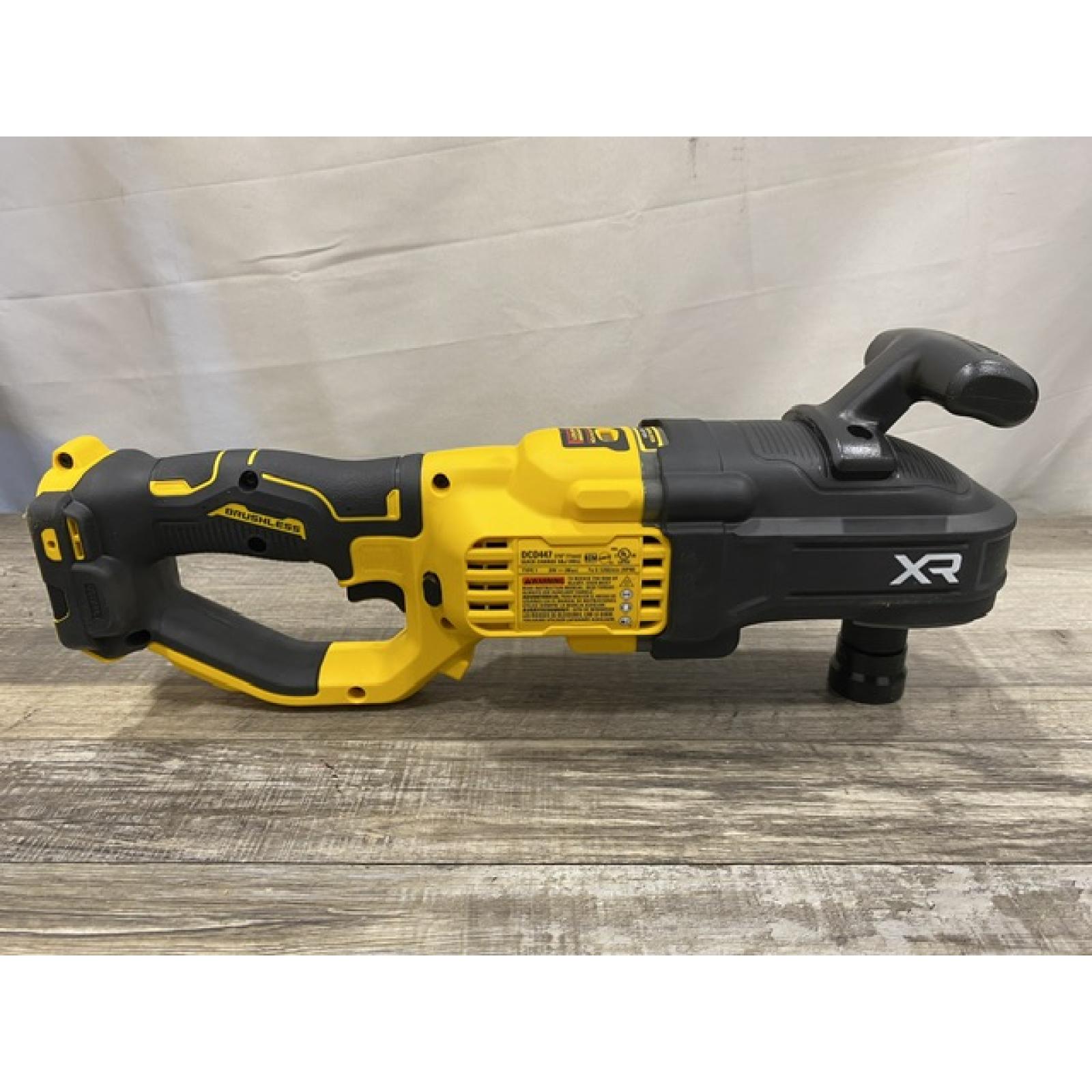 AS-IS DEWALT 20V MAX XR Brushless Cordless 7/16 in. Quick Change Compact Stud & Joist Drill (Tool Only)