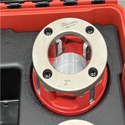 AS-IS Milwaukee 1/2 in. - 2 in. High Speed NPT Forged Aluminum Die Head PACKOUT Kit