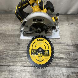 AS-IS DEWALT 20-Volt MAX 7-1/4 in. Cordless Circular Saw (Tool Only)