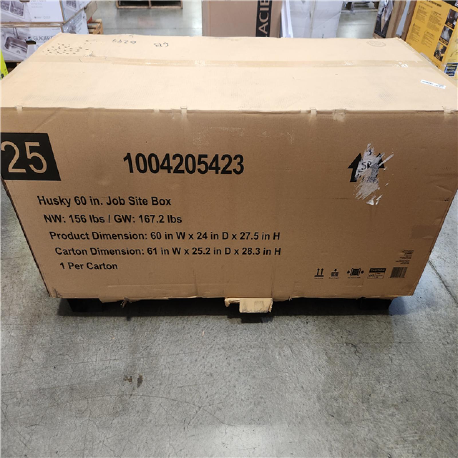 Phoenix NEW Husky Tool Storage 60 in. W Black Steel Job Site Toolbox