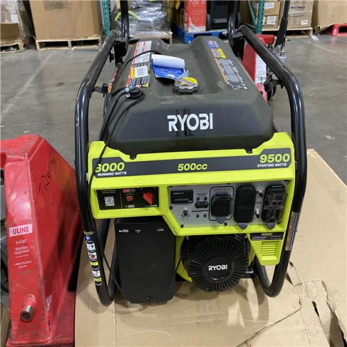 Dallas Location - As-Is Exclusive RYOBI 8000-Watt Gasoline Powered Generator