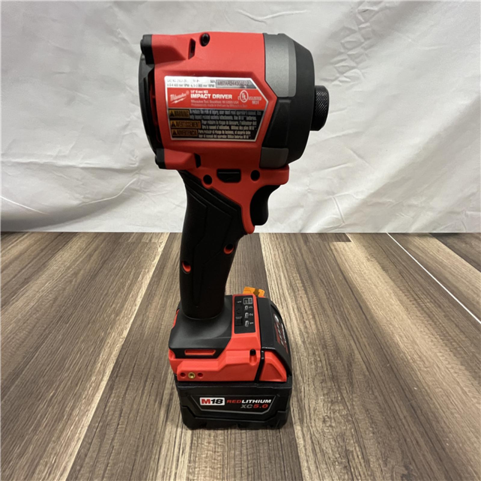 AS-IS Milwaukee M18 FUEL 18V Lithium-Ion Brushless Cordless Hammer Drill and Impact Driver Combo Kit (2-Tool) with 2 Batteries