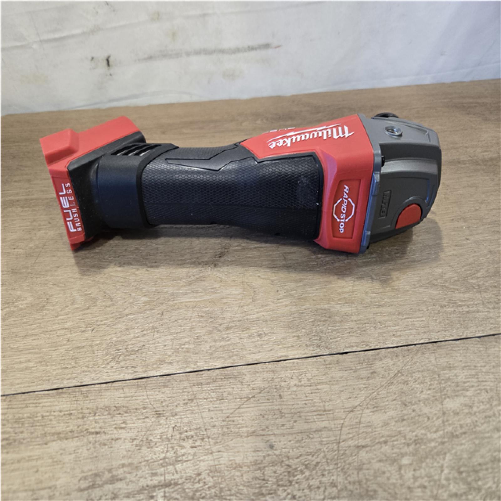 AS-IS Milwaukee FUEL 18V Lithium-Ion Brushless Cordless 4-1/2 in./5 in. Grinder w/Paddle Switch (Tool-Only)