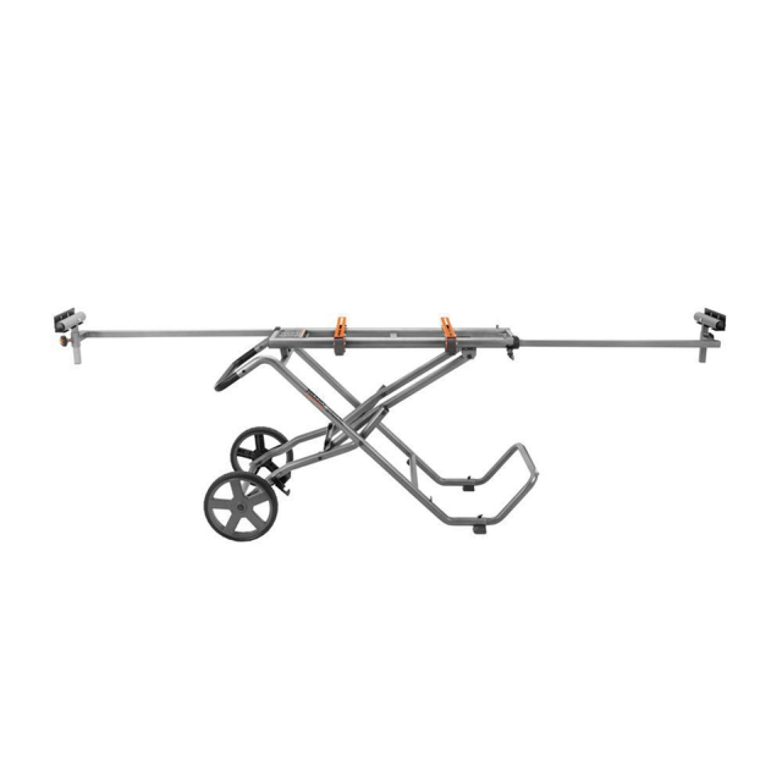 NEW- RIDGID Foldable Mobile Miter Saw Stand with Mounting Braces