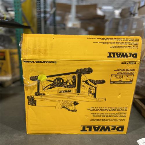 AS-IS - DEWALT 15 Amp Corded 8-1/4 in. Compact Portable Jobsite Tablesaw