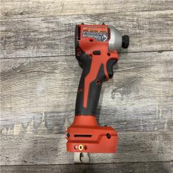 AS-IS Milwaukee 18V Lithium-Ion Compact Brushless Cordless 1/4 in. Impact Driver (Tool-Only)