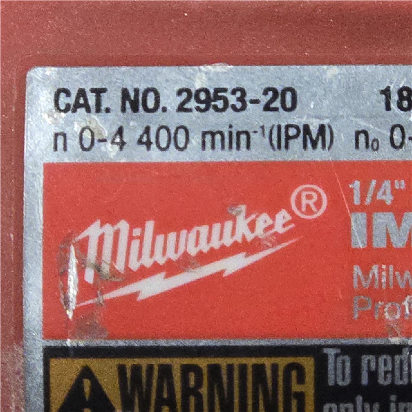 AS-IS Milwaukee 2953-20 18V Cordless 1/4 Hex Impact Driver (Tool-Only)