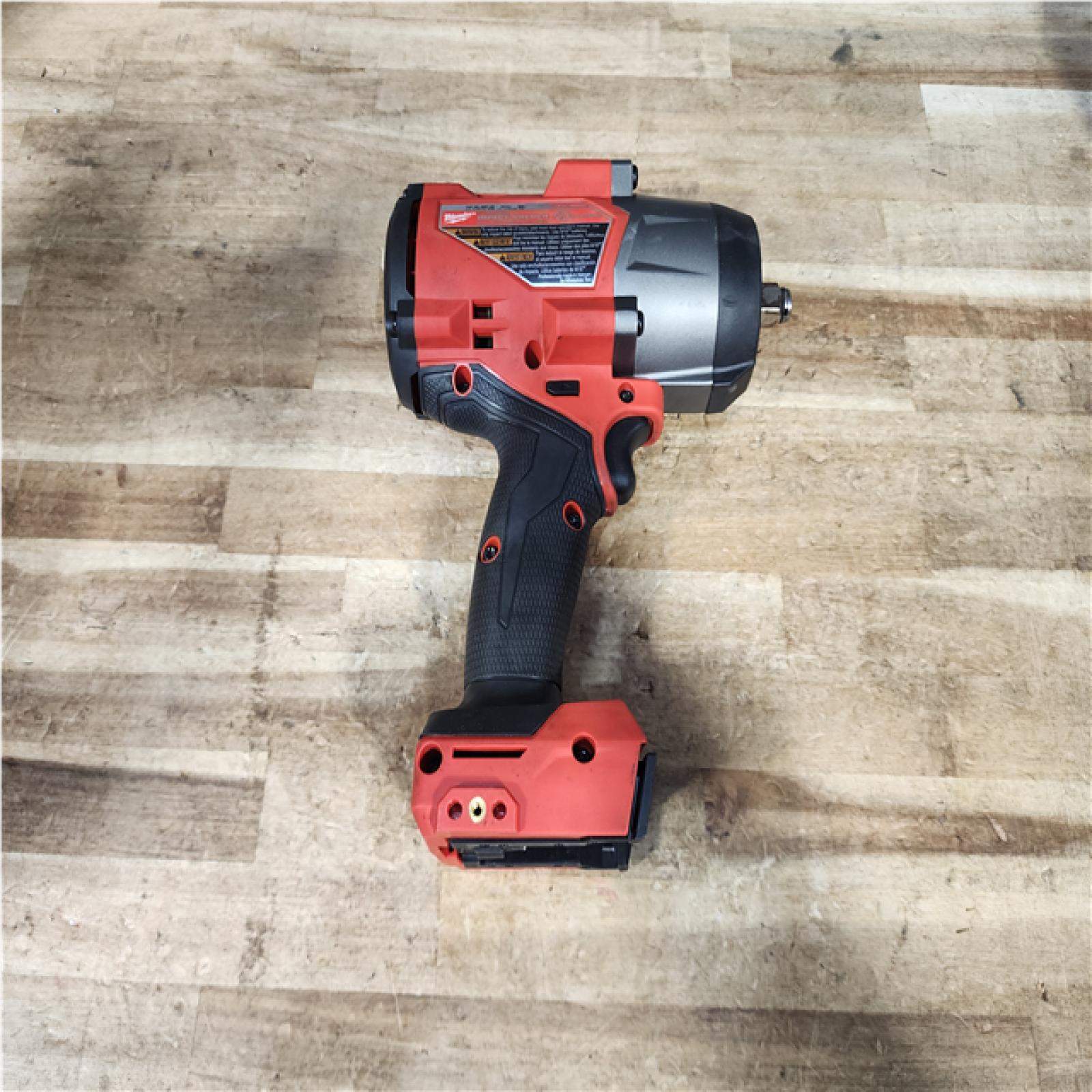 Houston Location AS-IS Milwaukee FUEL 18V Lithium-Ion Brushless Cordless 1/2 in. Impact Wrench with Friction Ring (Tool-Only)