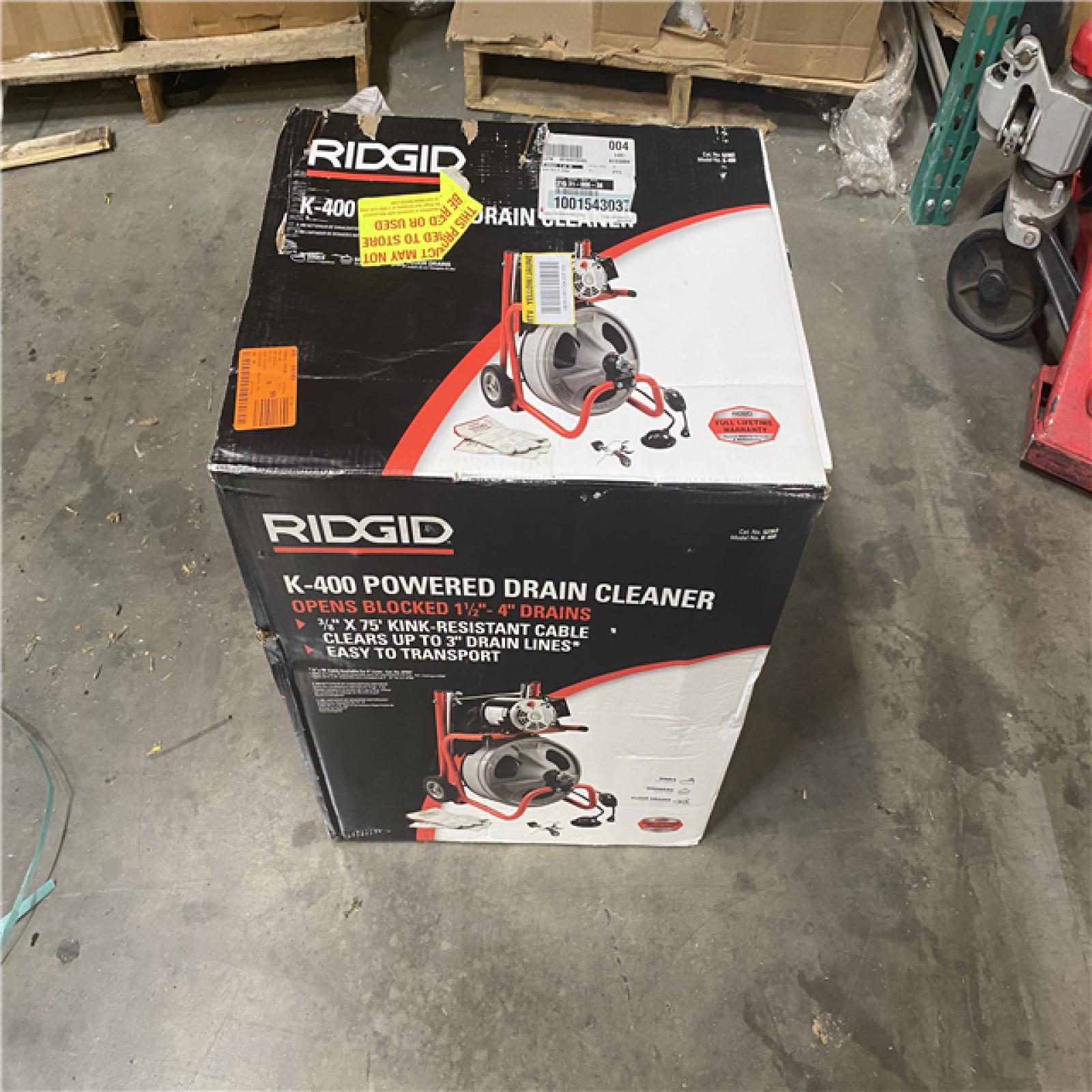 Dallas Location - As-Is RIDGID K-400 Drain Cleaning Snake Auger