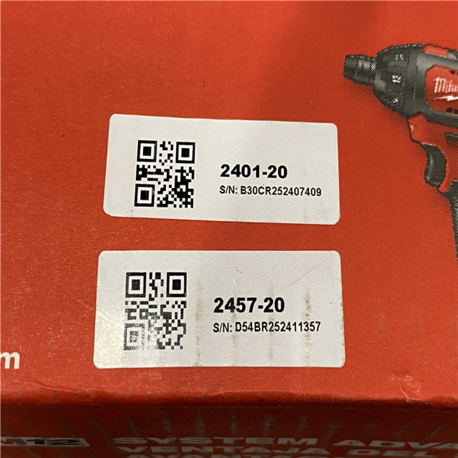 NEW - Milwaukee 12V Lithium-Ion Cordless 3/8 in. Ratchet and Screwdriver Combo Kit