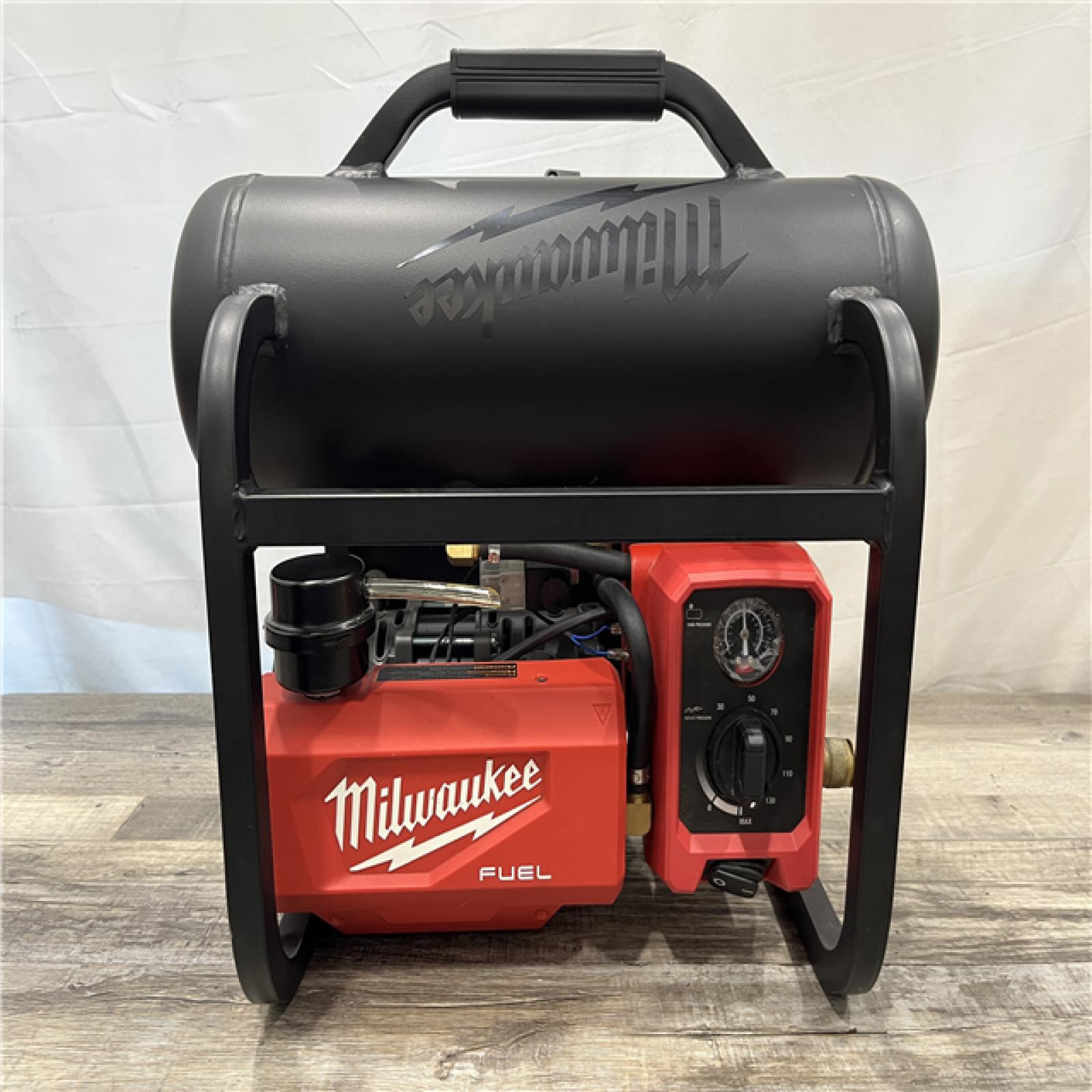 AS-IS Milwaukee FUEL 18-Volt Lithium-Ion Brushless Cordless 2 Gal. Electric Compact Quiet Compressor (Tool-Only)