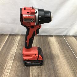 AS-IS Milwaukee 18V Lithium-Ion Brushless Cordless 1/2 in. Compact Drill/Driver Kit