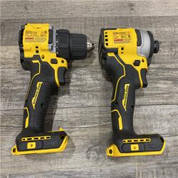AS-IS DEWALT ATOMIC 20-Volt MAX Lithium-Ion Cordless (2-Tool) Combo Kit