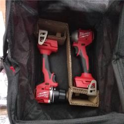 California NEW Milwaukee M18 Compact Brushless 2-Tool Combo Kit  Includes (2) Batteries  Charger & Bag